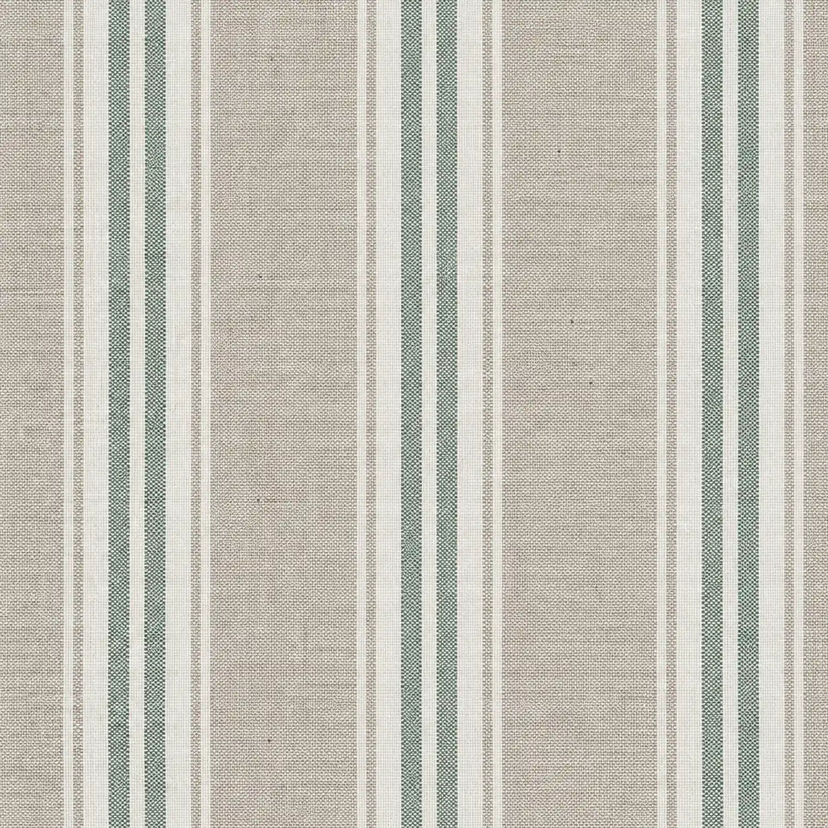 Mantel Antimanchas Lino a Rayas Verdes Modelo Toscana