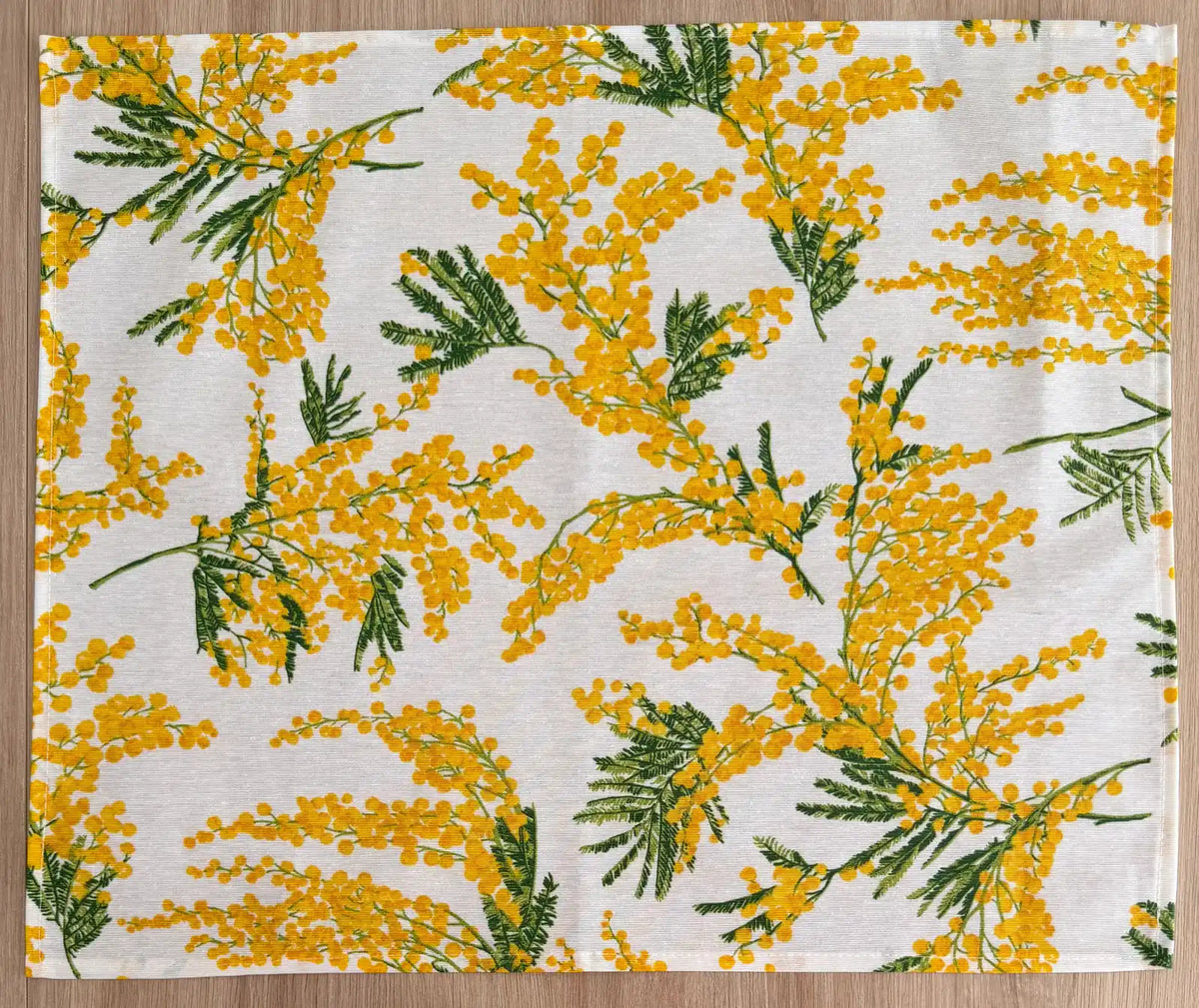Mantel Individual Resinado Antimanchas de Mimosa