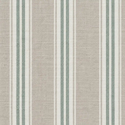 Mantel Antimanchas Lino a Rayas Verdes Modelo Toscana