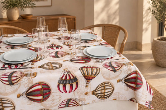 Mantel Antimanchas Estampado Capadocia