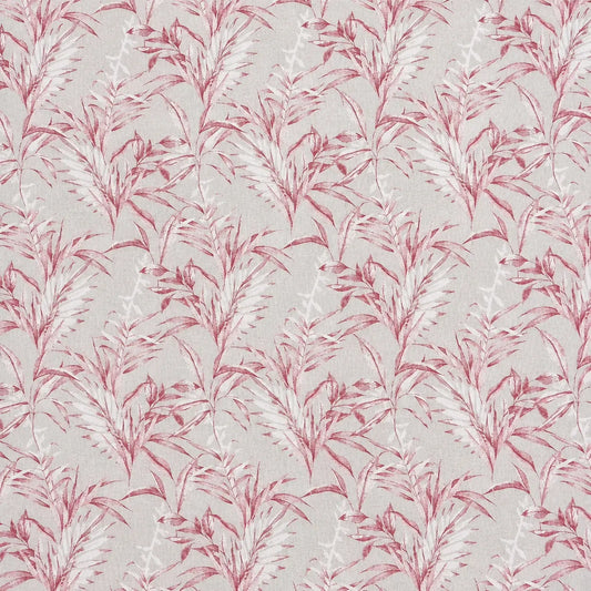 Mantel Antimanchas Estampado Hojas de Sauce Rosa Granate