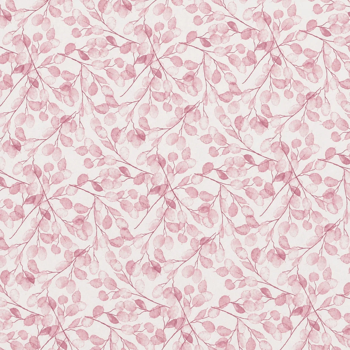 Mantel Antimanchas Estampado Rama de Eucalipto Rosa