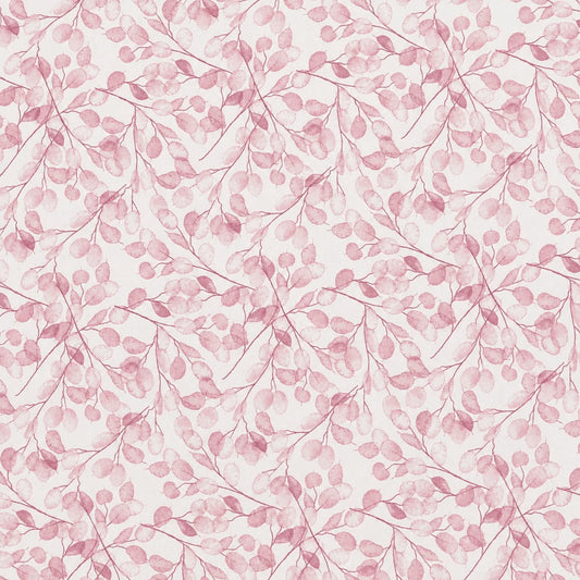 Mantel Antimanchas Estampado Rama de Eucalipto Rosa