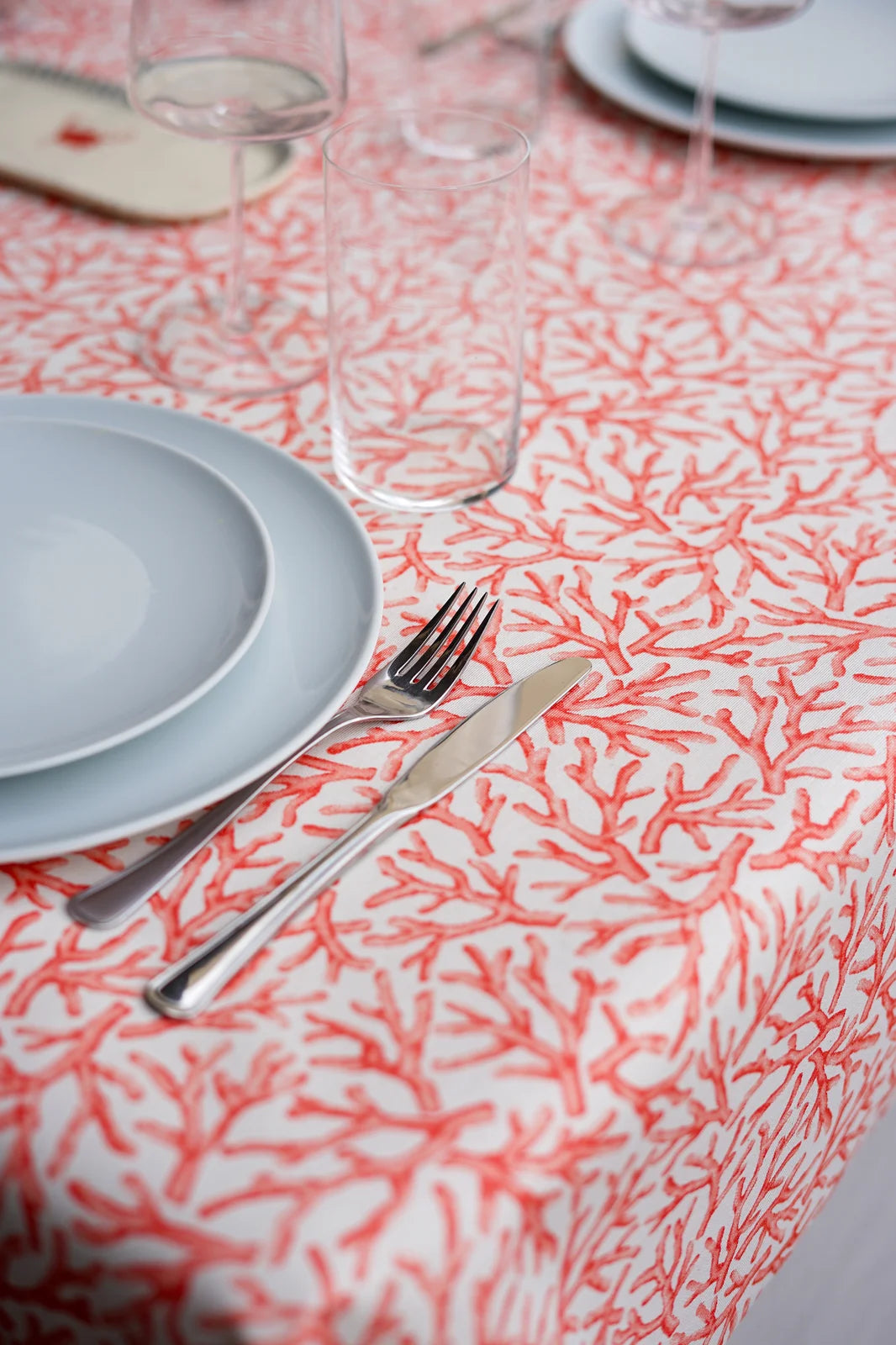 Mantel Antimanchas Modelo Coral