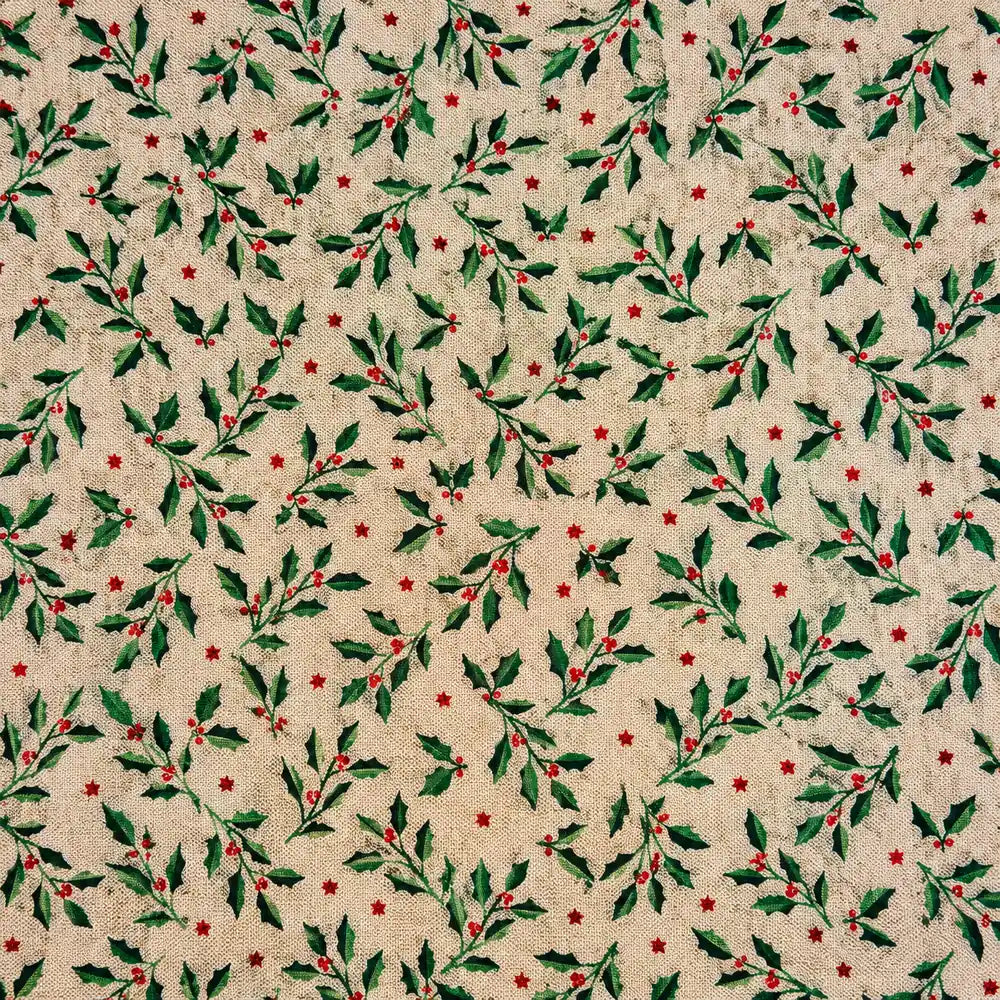 Mantel Antimanchas Navideño Acebo