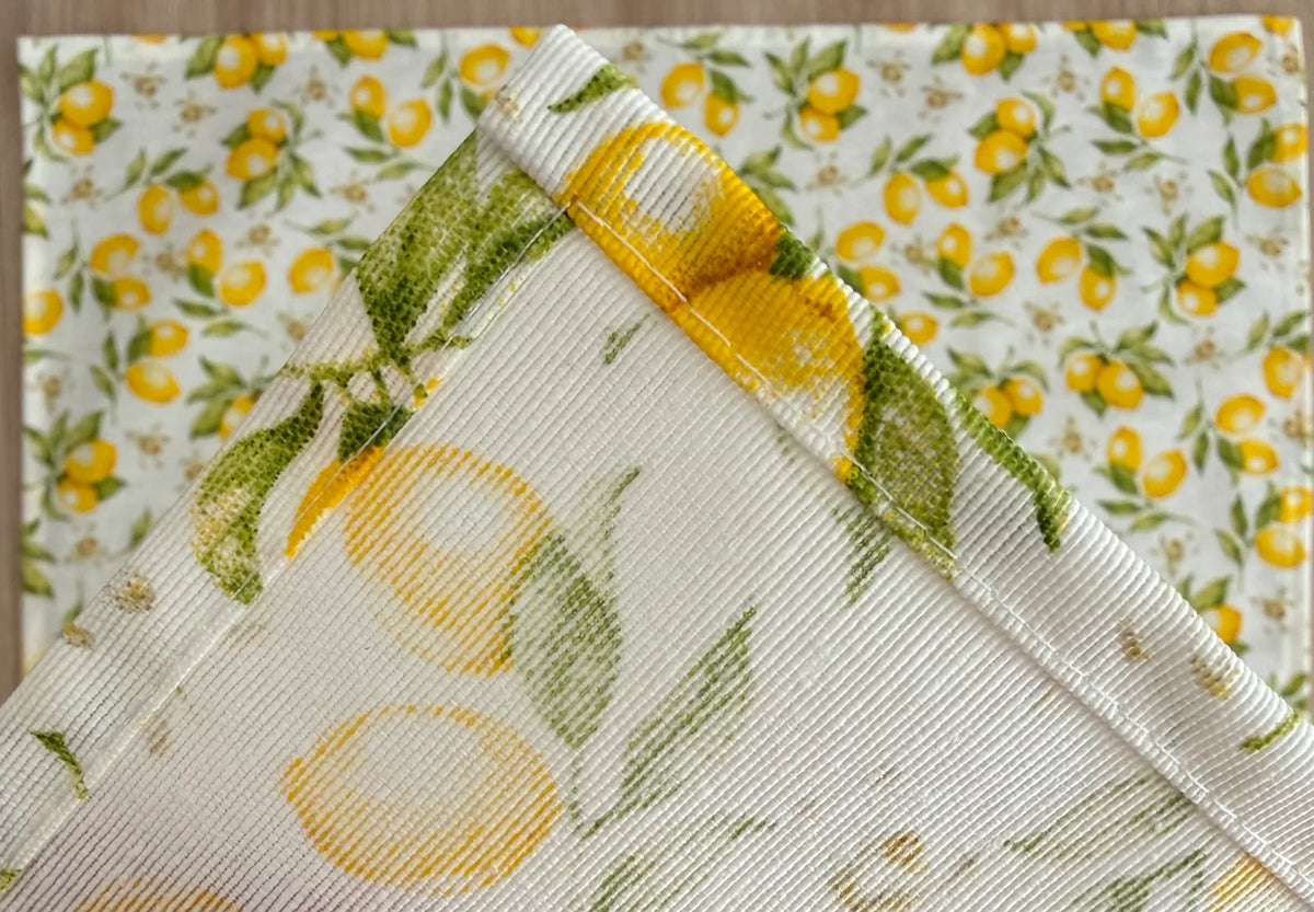Mantel Individual Resinado Antimanchas de Limones