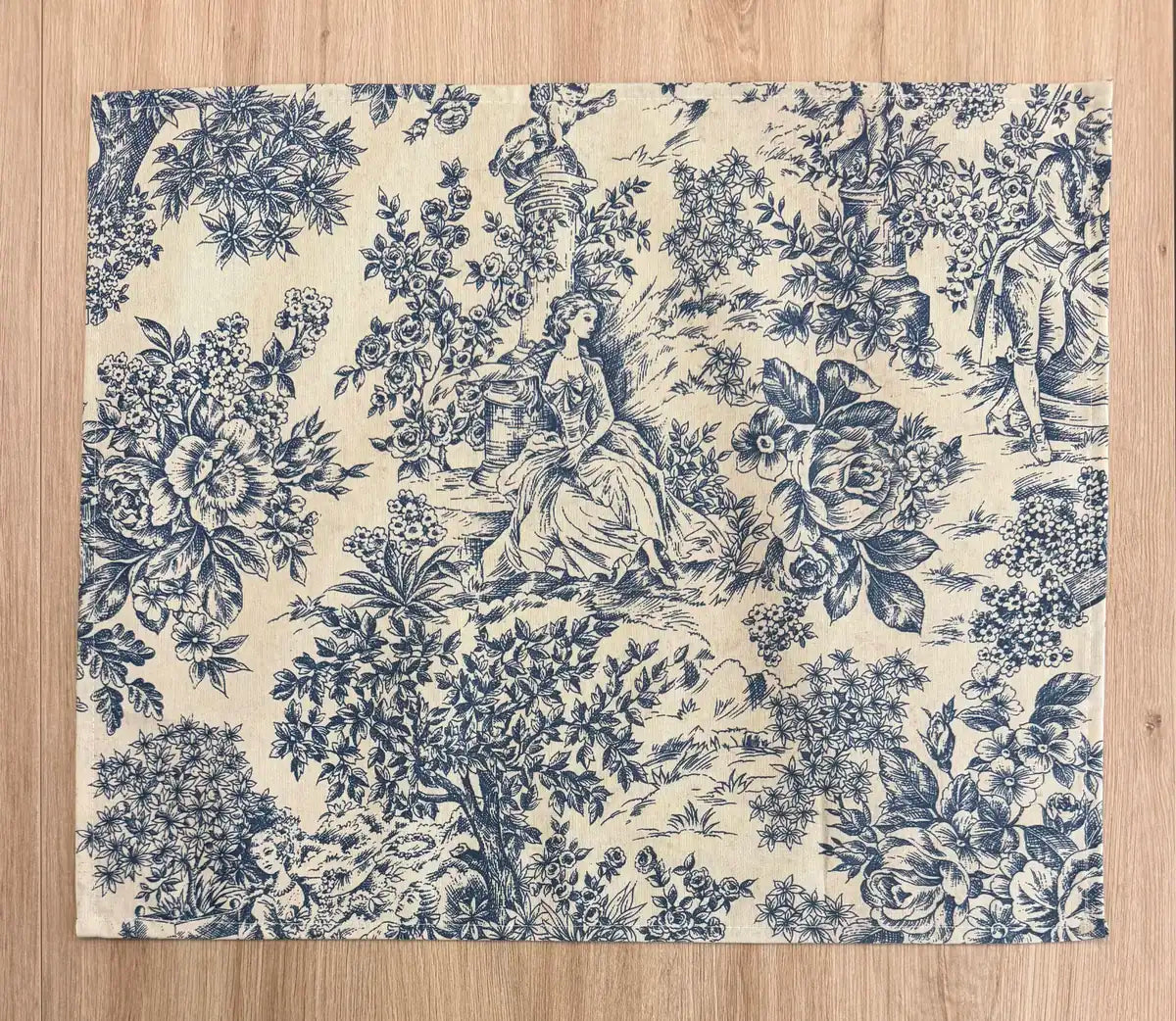 Mantel Individual Resinado Toile de Jouy
