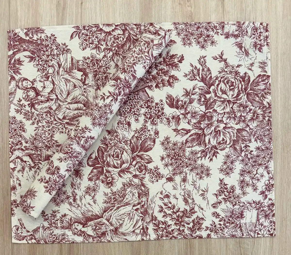 Mantel Individual Resinado Toile de Jouy