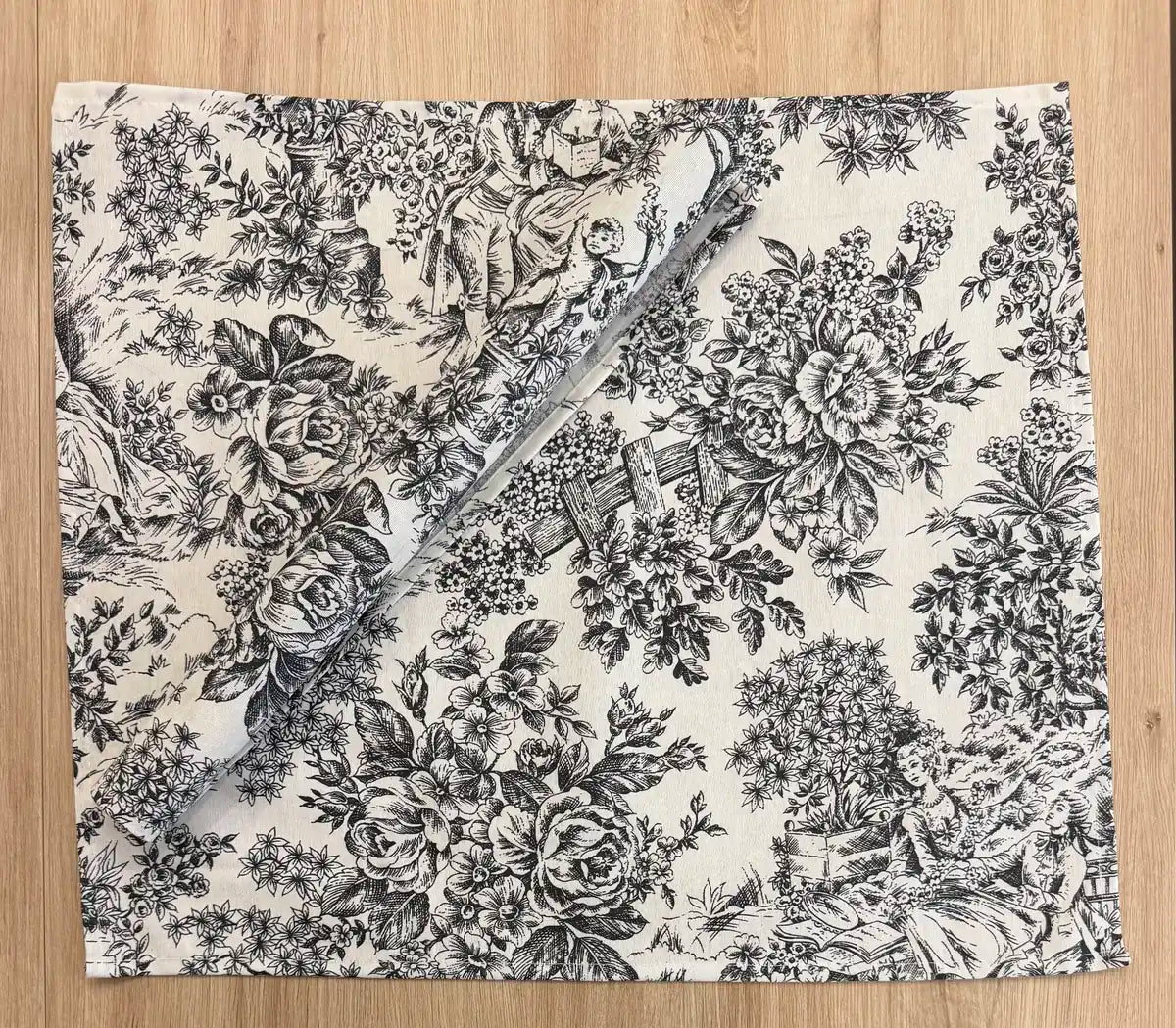 Mantel Individual Resinado Toile de Jouy